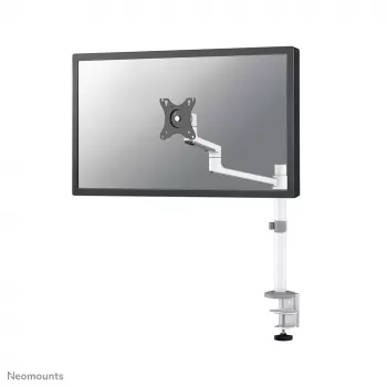 Neomounts DS60-425WH1 Monitorarm 17-27 Zoll - platzsparend, Klemm-/Durchführung, 8 kg, 43,2 cm (17 Zoll), 68,6 cm (27 Zoll), 100 x 100 mm, Weiß