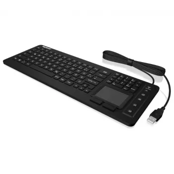 KeySonic KSK-6231 INEL (CH) Tastatur Industrie USB QWERTZ Schweizer Schwarz