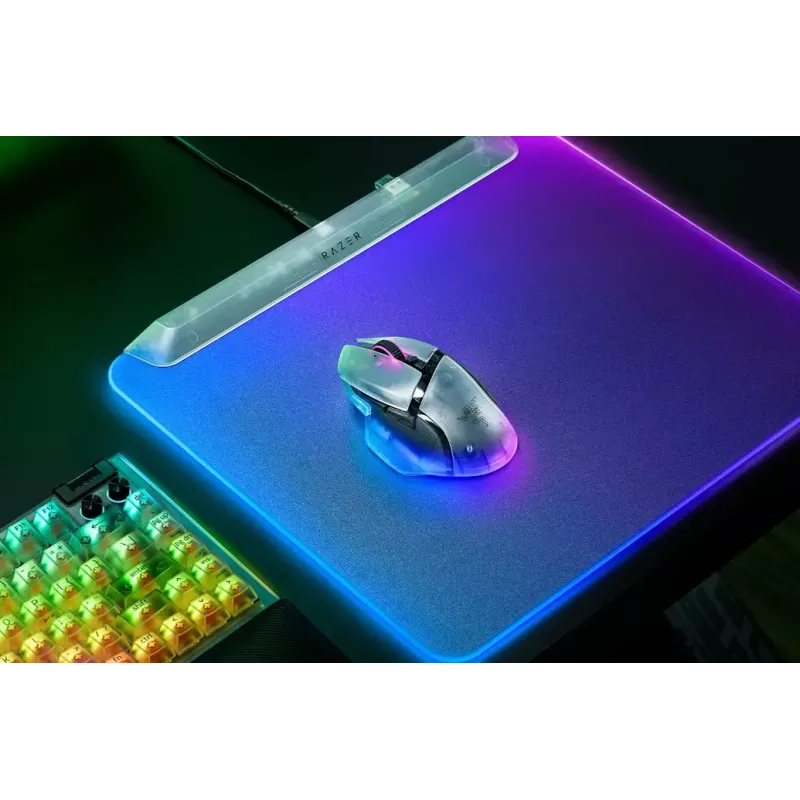 Razer Basilisk V3 Pro 35K Phantom White Edition kabellose Gaming-Maus
