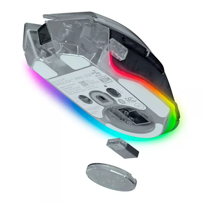 Razer Basilisk V3 Pro 35K Phantom White Edition kabellose Gaming-Maus