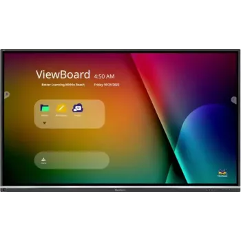 Viewsonic IFP7550-5F interaktives Whiteboard 190,5 cm (75 Zoll) 3840 x 2160 Pixel Touchscreen Schwarz HDMI