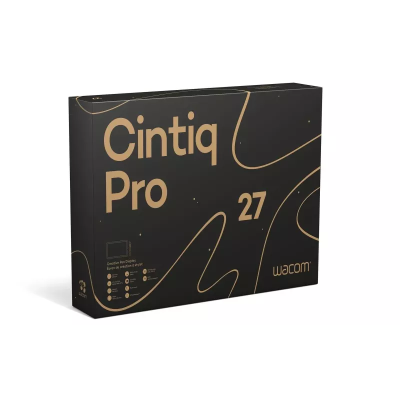Wacom Cintiq Pro 27 DTH271K0B Stift-Display, 59,6 x 33,5 cm, Multi-Touch, HDMI, ohne Standfuß