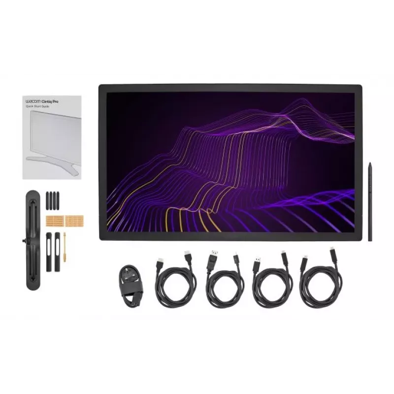 Wacom Cintiq Pro 27 DTH271K0B Stift-Display, 59,6 x 33,5 cm, Multi-Touch, HDMI, ohne Standfuß