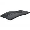LOGITECH Ergo K860 – kabellose geteilte Tastatur, Graphit, AZERTY, Französisch