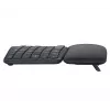 LOGITECH Ergo K860 – kabellose geteilte Tastatur, Graphit, AZERTY, Französisch
