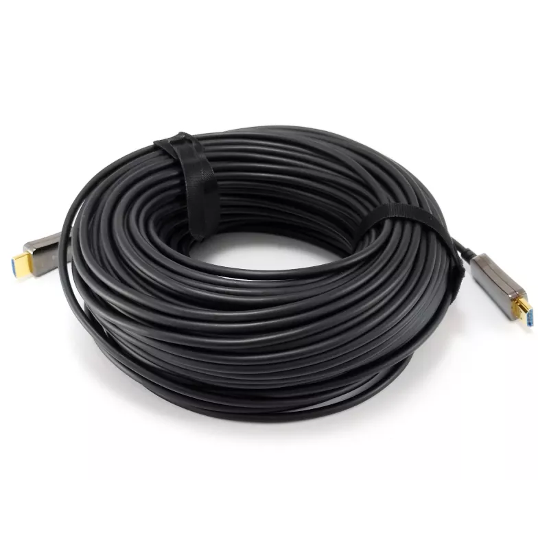 Equip HDMI 2.0 Aktives Optisches Kabel, M/M, 30m, 30 m, HDMI Typ A (Standard), HDMI Typ A (Standard), 3D, 18 Gbit/s, Schwarz