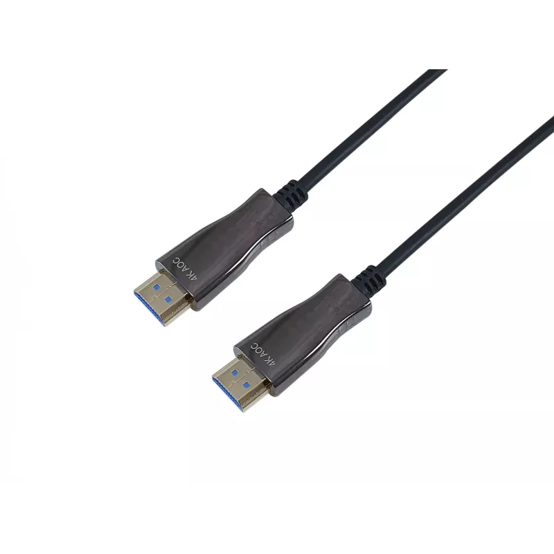 Equip HDMI 2.0 aktives optisches Kabel AM/AM, 100 m, Schwarz