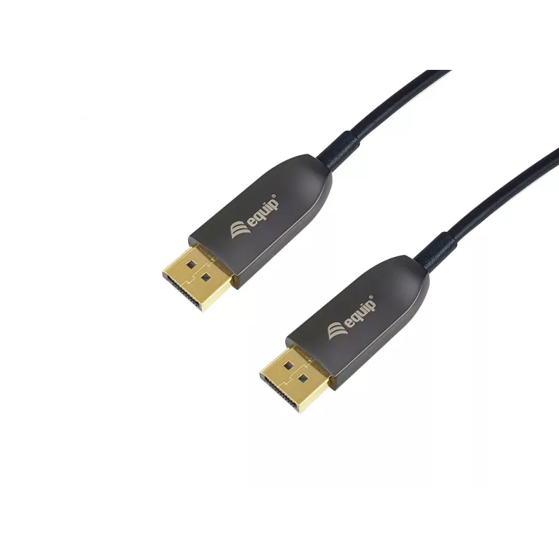 Equip 119441 DisplayPort 1.4 aktives optisches Kabel (AOC), Stecker/Stecker, 15 m, 8K/60Hz, HDCP, Schwarz