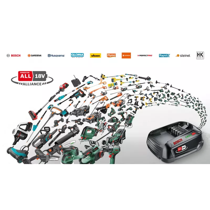 Bosch 37-550 Handrasenmäher Batterie Schwarz, Grün