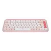 Logitech POP Icon Keys kabellose Tastatur, Rosé, QWERTY, US-International
