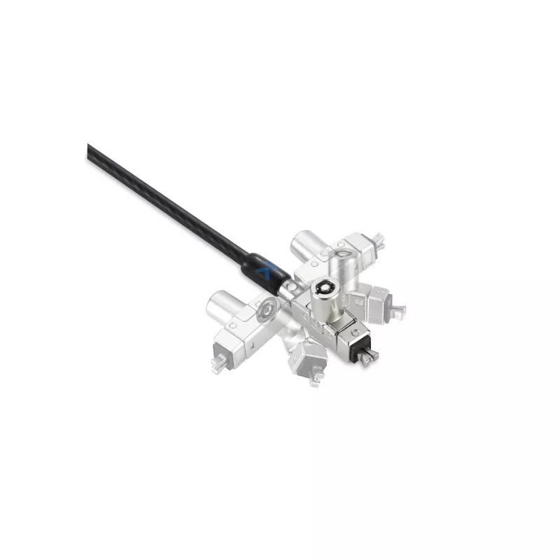 Kensington schlank N17 2.0 Keyed Laptop Lock für keilförmige Schlitze - Master Keyed