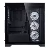XPG Invader X BTF Midi-Tower-PC-Gehäuse, ATX/Micro-ATX/Mini-ITX, Hartglas, 5x 120-mm-ARGB-Lüfter, USB-C, ohne Netzteil, Schwarz