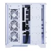 XPG Invader X BTF Midi-Tower-PC-Gehäuse, ATX/Micro-ATX/Mini-ITX, transparentes Seitenteil, 5x 120-mm-ARGB-Lüfter, USB-C, ohne Netzteil, Weiß