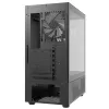XPG Invader X Mini Midi-Tower-PC-Gehäuse, ATX/Micro-ATX/Mini-ITX, Hartglas, 5x 120-mm-ARGB-Lüfter, USB-C, ohne Netzteil, Schwarz
