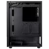XPG Invader X Mini Midi-Tower-PC-Gehäuse, ATX/Micro-ATX/Mini-ITX, Hartglas, 5x 120-mm-ARGB-Lüfter, USB-C, ohne Netzteil, Schwarz
