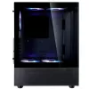 XPG Invader X Mini Midi-Tower-PC-Gehäuse, ATX/Micro-ATX/Mini-ITX, Hartglas, 5x 120-mm-ARGB-Lüfter, USB-C, ohne Netzteil, Schwarz