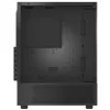 XPG Invader X Mini Midi-Tower-PC-Gehäuse, ATX/Micro-ATX/Mini-ITX, Hartglas, 5x 120-mm-ARGB-Lüfter, USB-C, ohne Netzteil, Schwarz