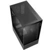 XPG Invader X Mini Midi-Tower-PC-Gehäuse, ATX/Micro-ATX/Mini-ITX, Hartglas, 5x 120-mm-ARGB-Lüfter, USB-C, ohne Netzteil, Schwarz