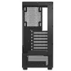 XPG Invader X Mini Midi-Tower-PC-Gehäuse, ATX/Micro-ATX/Mini-ITX, Hartglas, 5x 120-mm-ARGB-Lüfter, USB-C, ohne Netzteil, Schwarz