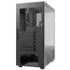 XPG Invader X Mini Midi-Tower-PC-Gehäuse, ATX/Micro-ATX/Mini-ITX, Hartglas, 5x 120-mm-ARGB-Lüfter, USB-C, ohne Netzteil, Schwarz