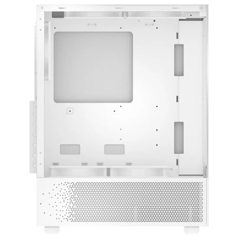 XPG Invader X Mini Midi-Tower-PC-Gehäuse, ATX/Micro-ATX/Mini-ITX, Glasseitenteile, 5x 120-mm-ARGB-Lüfter, USB-C, ohne Netzteil, Weiß