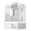 XPG Invader X Mini Midi-Tower-PC-Gehäuse, ATX/Micro-ATX/Mini-ITX, Glasseitenteile, 5x 120-mm-ARGB-Lüfter, USB-C, ohne Netzteil, Weiß