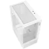 XPG Invader X Mini Midi-Tower-PC-Gehäuse, ATX/Micro-ATX/Mini-ITX, Glasseitenteile, 5x 120-mm-ARGB-Lüfter, USB-C, ohne Netzteil, Weiß