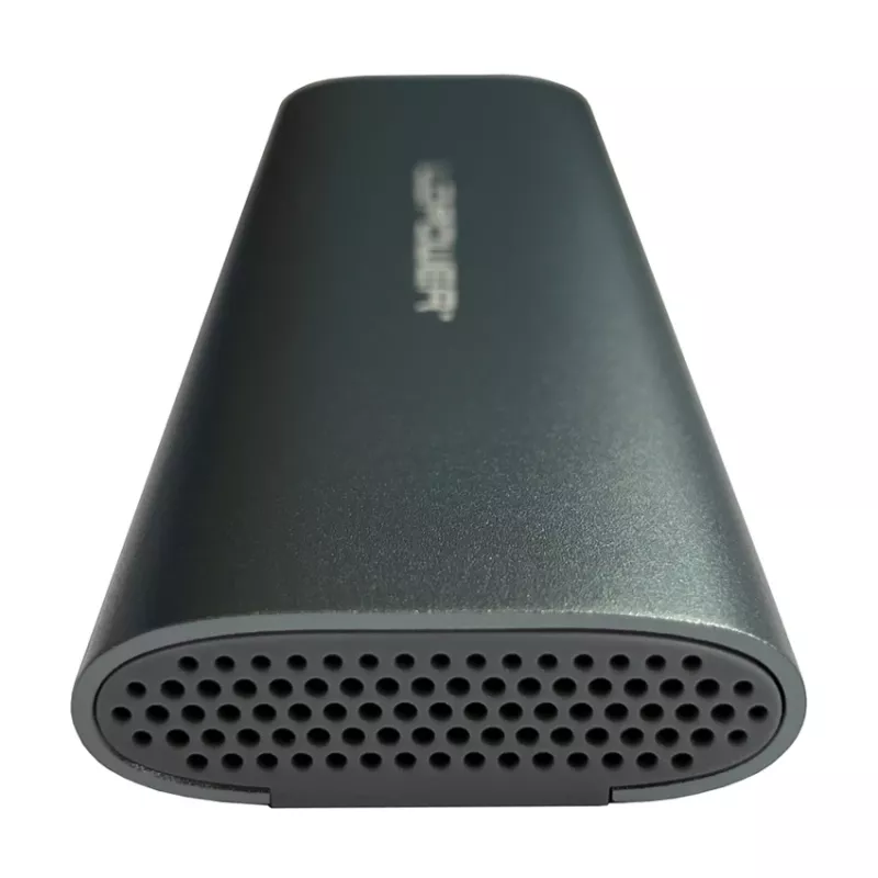LC-POWER M.2 SSD-Gehäuse (NVMe & SATA), USB 3.2 Gen.2x1, Schwarz – LC-M2-C-MULTI-2