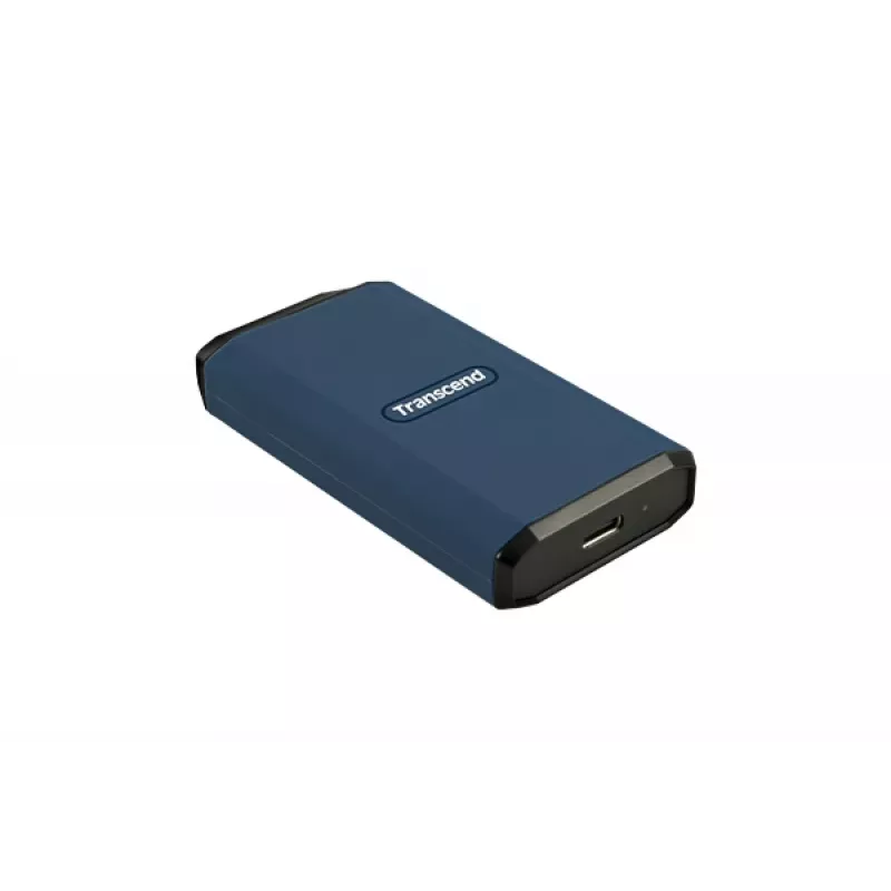 TRANSCEND SSD - Esd410c Tragbares Laufwerk - 1TB - USB Typ C / A - Dunkelblau