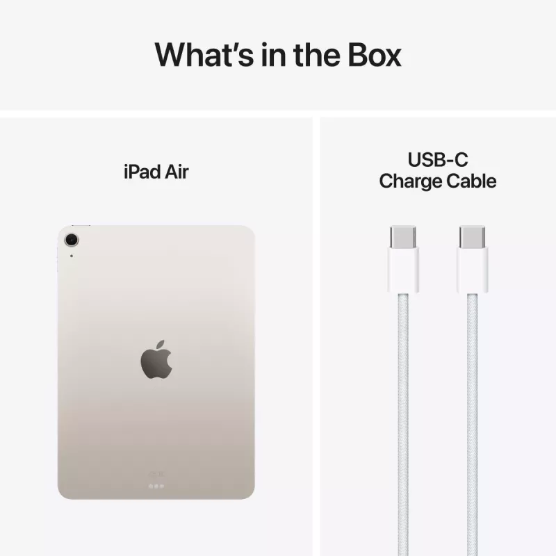 APPLE iPad Air (2025) - M3 - 11in - 7. Generation - Wi-Fi - 512GB - Starlight