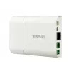 Hanwha XNB-6001 Box-IP-Sicherheitskamera, für den Innenbereich, 2 MP, PoE, digitales PTZ, Elfenbein