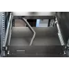 DIGITUS Modularized 43,2 cm (17 Zoll) TFT-Konsole mit 8-Port-KVM, RAL 9005 schwarz – Qwertz, US