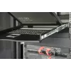 DIGITUS Modularized 43,2 cm (17 Zoll) TFT-Konsole mit 8-Port-KVM, RAL 9005 schwarz – Qwertz, US