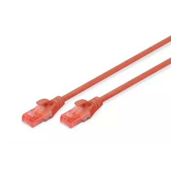 DIGITUS Professional Patchkabel - CAT6 - U/UTP - Snagless - 1m - Rot