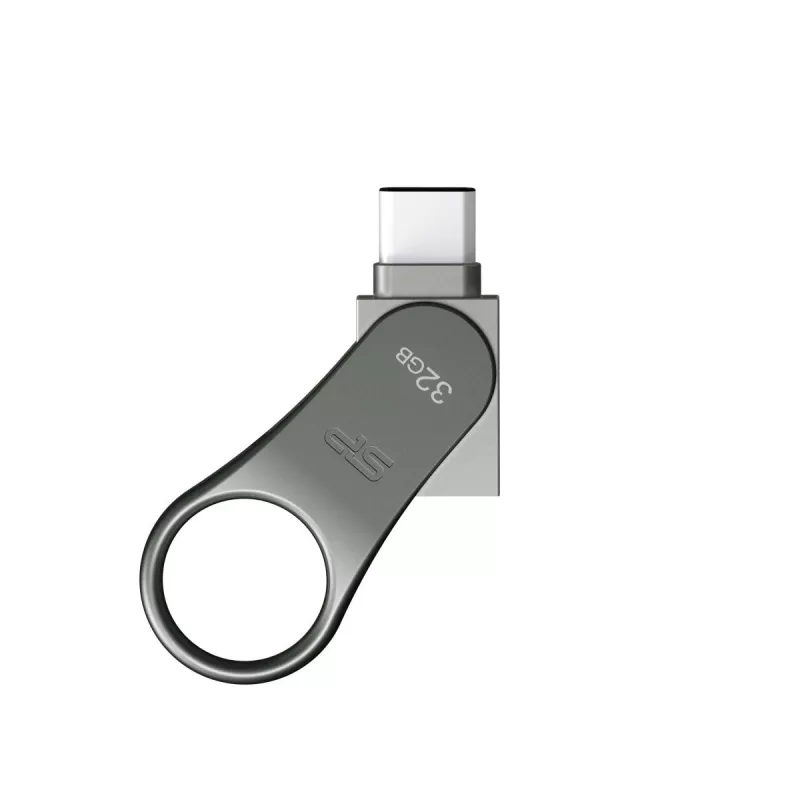 SILICON POWER Mobile C80 – 32 GB Dual-USB-Stick – Typ-C / Typ-A – Grau