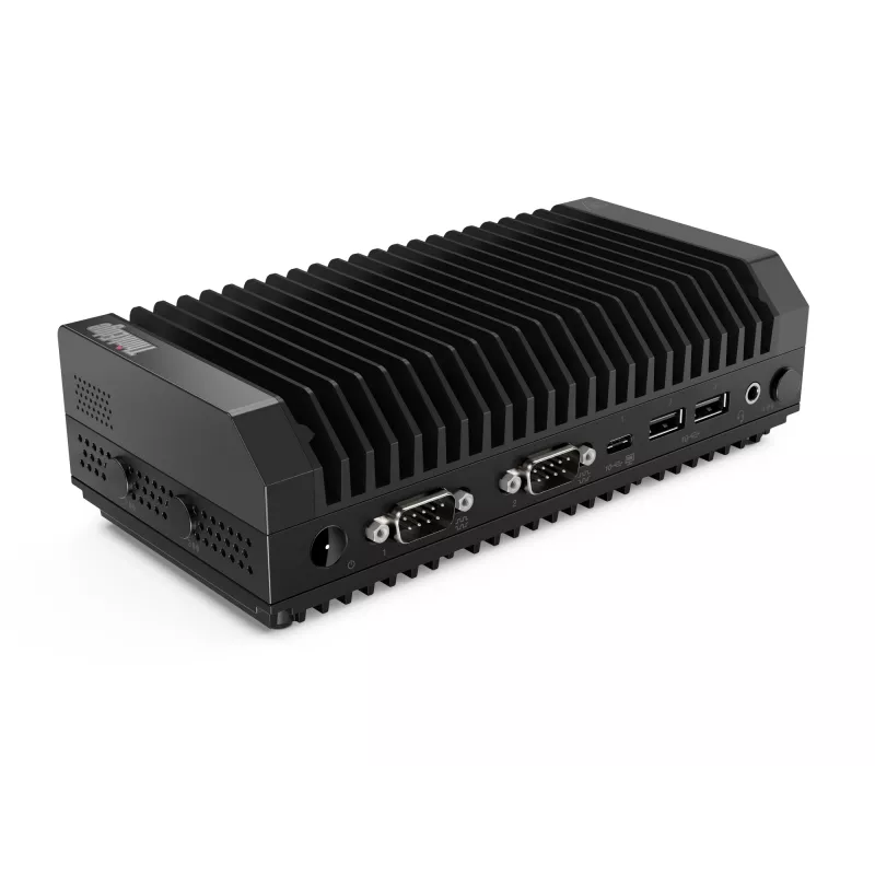 Mini PC Lenovo ThinkEdge SE30 Intel Celeron 6305E 1,8 GHz, 8 GB DDR4, 256 GB SSD, Windows 11 IoT Enterprise, Schwarz