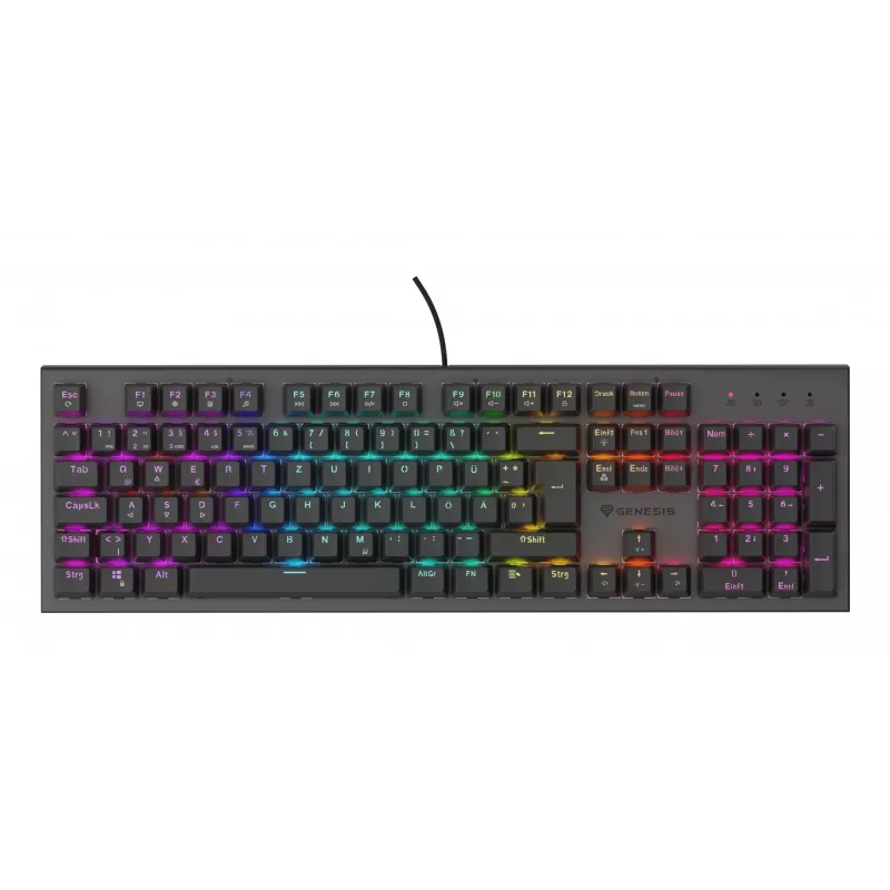 GENESIS NKG-2179 Tastatur Gaming USB QWERTZ Deutsch Schwarz