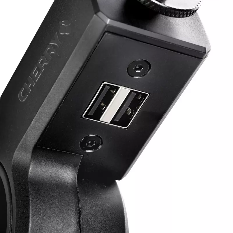 CHERRY MA 6.0 UNI USB, Tischstativ, Cherry, Schwarz, 2,5 m, 3/8 und 5/8, Aluminium