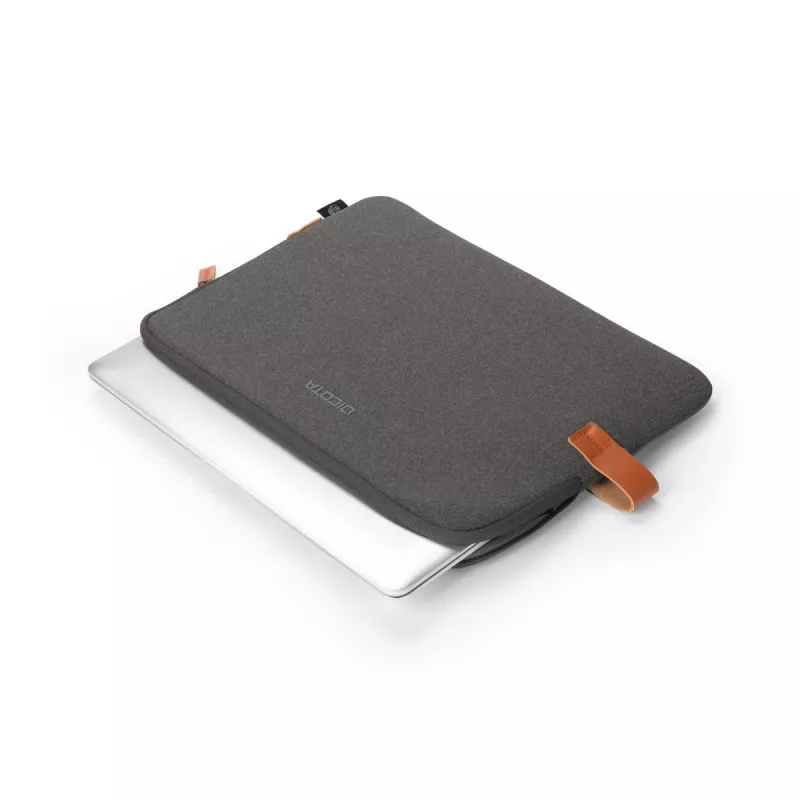 DICOTA Skin Urban Anthracite - 16in MacBook Sleeve - Anthracite / recyceltes Polyester-Neopren-Gewebe