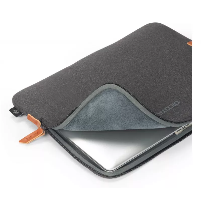 DICOTA Skin Urban Anthracite - 16in MacBook Sleeve - Anthracite / recyceltes Polyester-Neopren-Gewebe