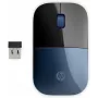 HP Z3700 Blue Wireless Mouse, beidhändig, optisch, RF Wireless, 1200 DPI, Blau