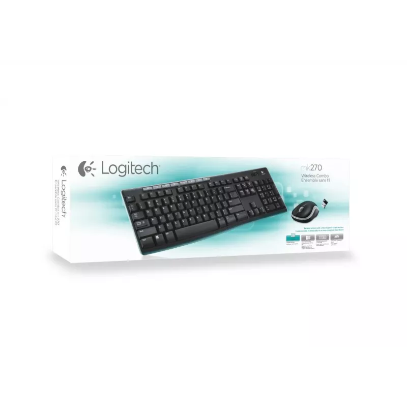 LOGITECH Wireless Desktop Mk270 - Qwerty Spanisch
