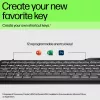 HP 405 Multi-Device Hintergrundbeleuchtete Kabelgebundene Tastatur, Vollformat (100%), Kabelgebunden, USB, Membran, Schwarz