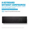 HP 455 Programmierbare Funk-Tastatur, Vollformat (100%), kabellos, RF Wireless, Membran, Schwarz