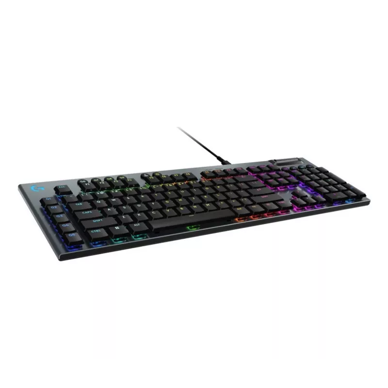 LOGITECH G915 X USB-A Kabelgebundene Low-Profile Gaming-Tastatur Taktil Schwarz Azerty Fr