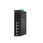 LevelOne Hilbert 6-Port Industrial Gigabit PoE Smart Lite Switch, 2 x SFP, 4 PoE-Ausgänge, 802.3at/af PoE
