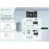 LevelOne Hilbert 6-Port Industrial Gigabit PoE Smart Lite Switch, 2 x SFP, 4 PoE-Ausgänge, 802.3at/af PoE