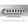 Samsung G80SD Computermonitor 81,3 cm (32 Zoll) 3840 x 2160 Pixel 4K Ultra HD OLED Silber