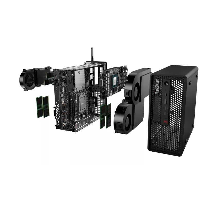 Workstation Lenovo ThinkStation P3 Ultra Intel Core i5-14600 32GB RAM 512GB SSD NVIDIA RTX A400 Windows 11 Pro