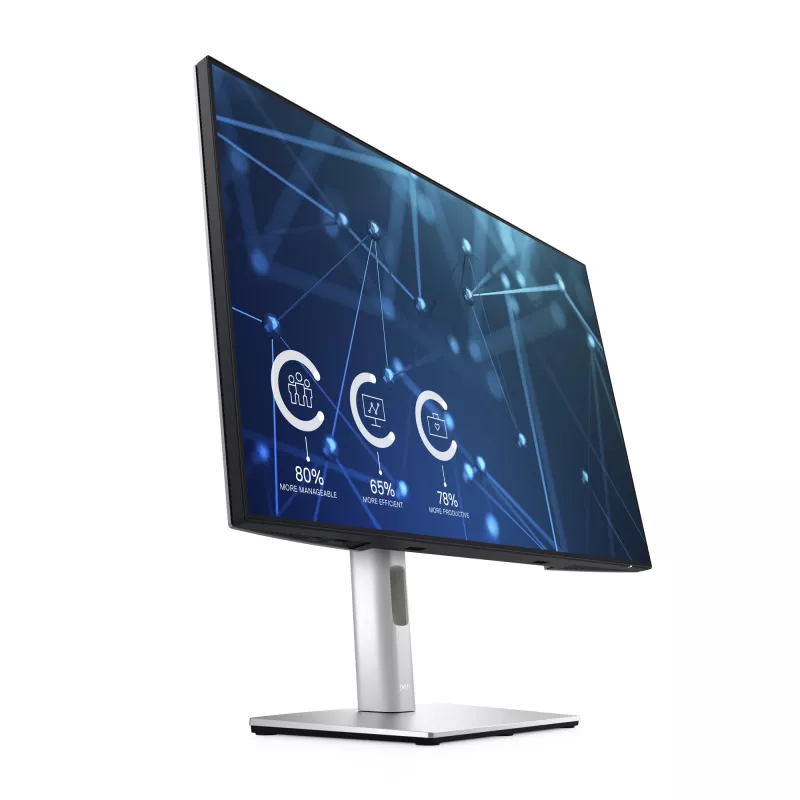 DELL UltraSharp U2421E Computer Monitor 61,2 cm (24,1 Zoll) 1920 x 1200 Pixel WUXGA LCD Silber